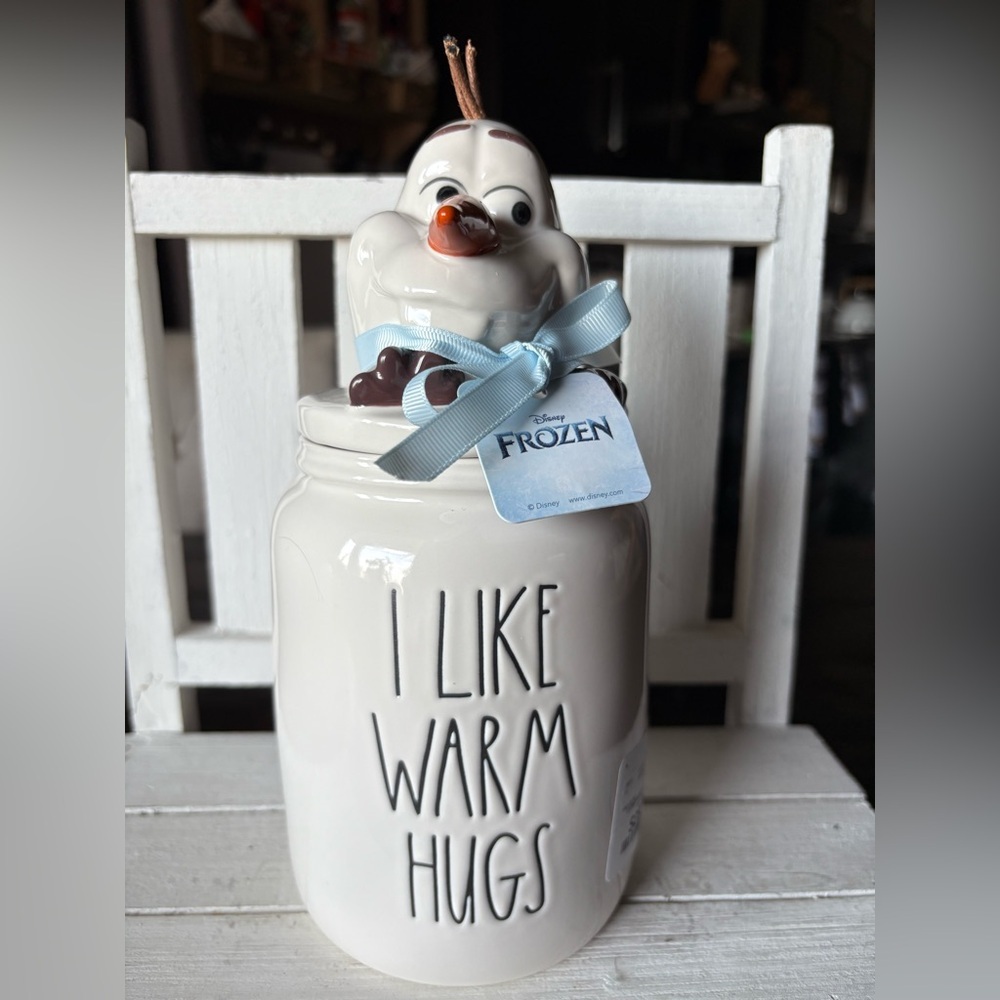 Disney Frozen Olaf White Cookie Jar